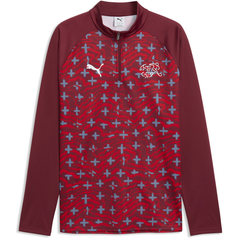 PUMA Switzerland Slim Warmup Quarter-Zip Top Men