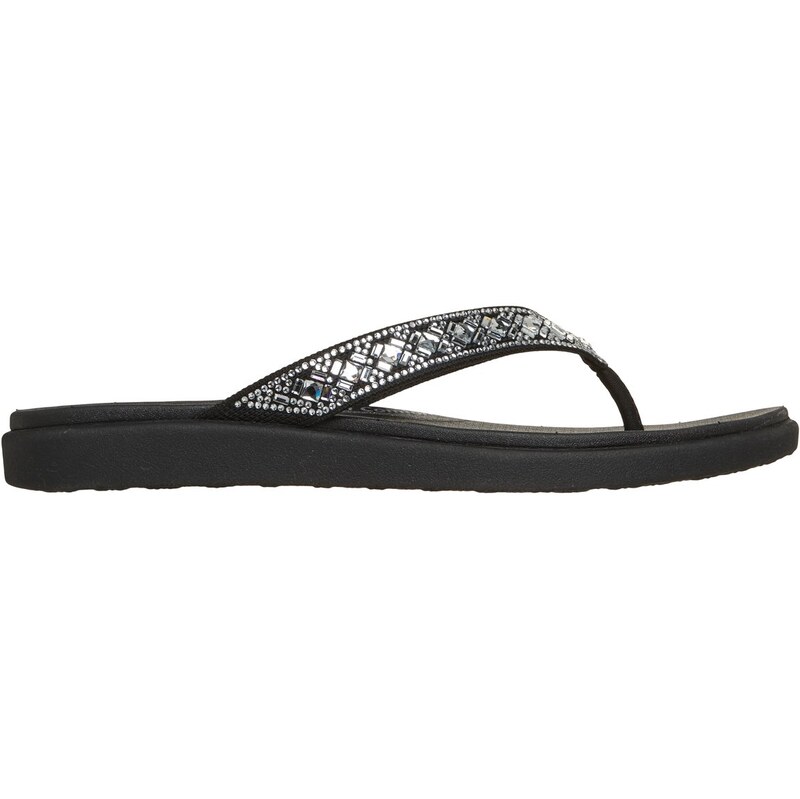 Skechers Ženy Meditation Luxe - Everyday Glow Shoes v Černá, Velikost 114699449