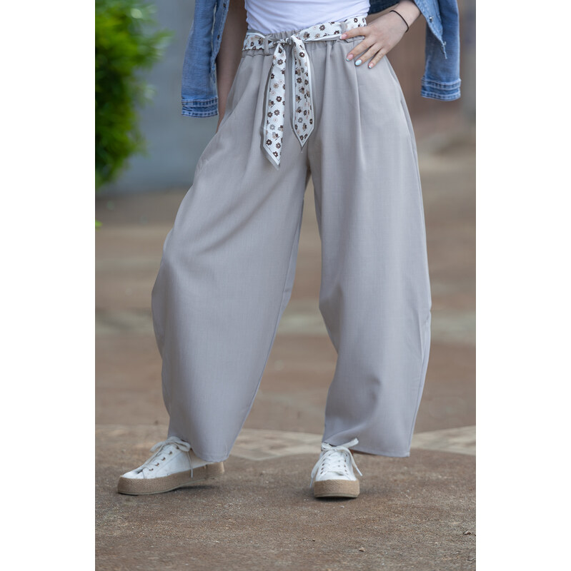 Italy fashion Harémové kalhoty MERLIN Barva: Latte, Velikost: UNI: M 114701003