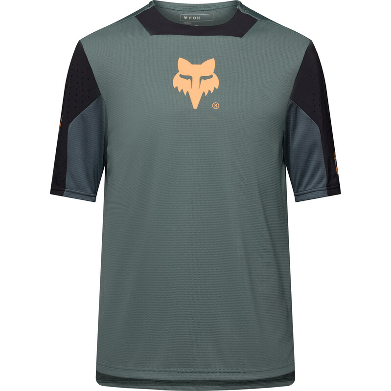 Pánský cyklo dres Fox Defend Ss Jersey Creation - Sage