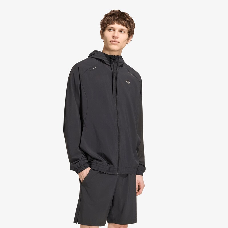 adidas Originals Mikina adidas Tech Trefoil Essentials Hooded