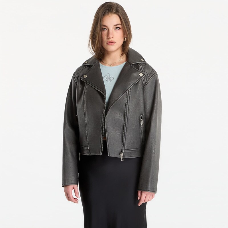 Bunda GUESS Nada Vintage Biker Jet Black XS 114984146