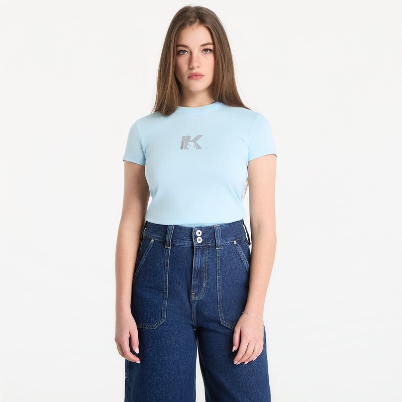 Tričko Karl Lagerfeld Jeans Slim Ss K Logo Tee Corydalis Blue M 114701959