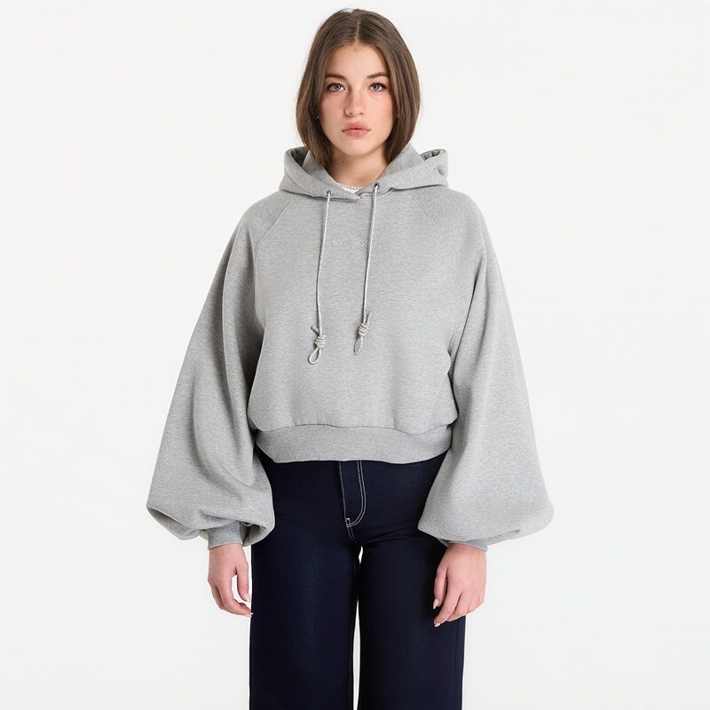 Mikina GUESS Hooded Krystal Sweatshirt Marble Heather L