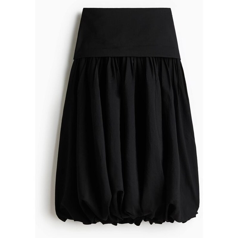 H&M - Balonová sukně midi - černá 114702410
