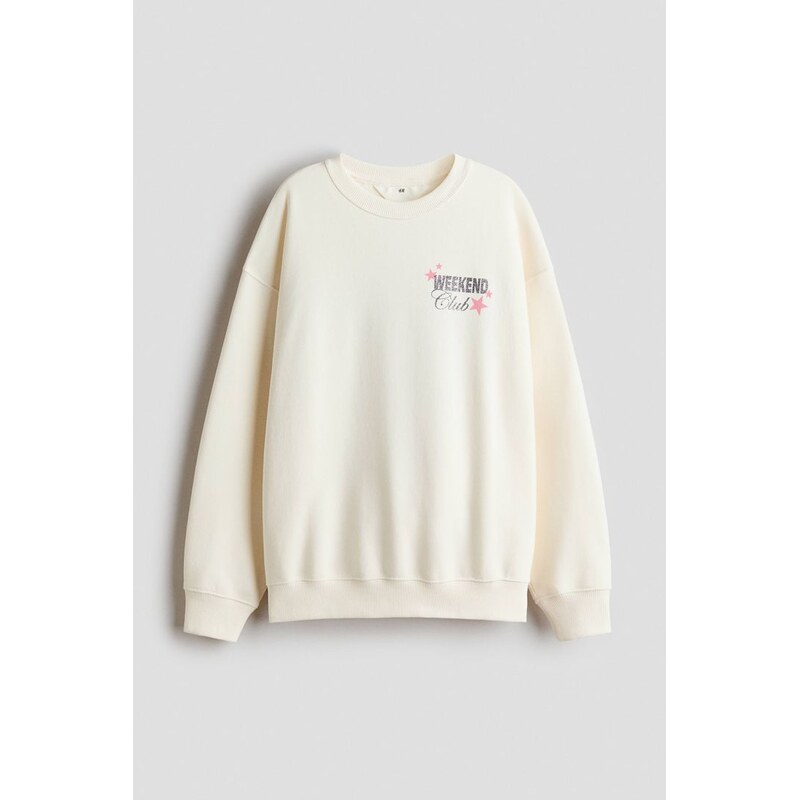 H&M - Mikinas motivy - Krémová/Weekend Club