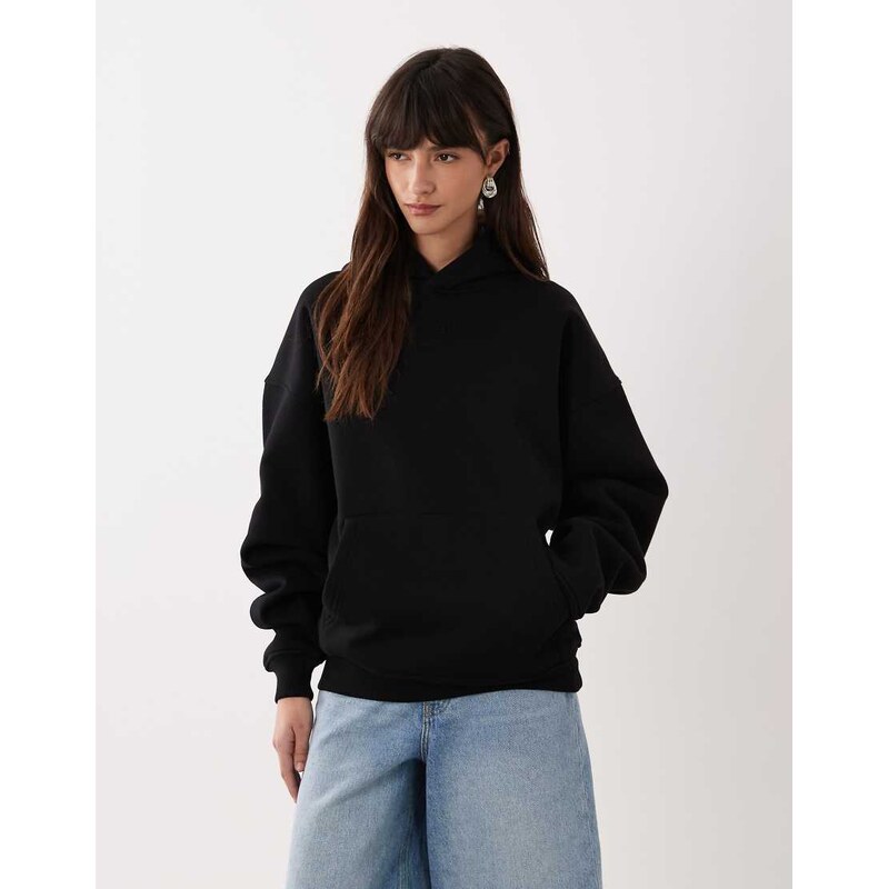 TALA embossed logo hoodie in black 114704055