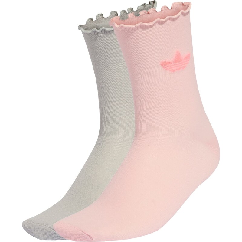 ADIDAS ORIGINALS Ponožky Ruffle 2 Pairs šedá / růžová