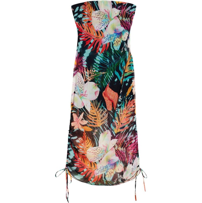 Desigual Šaty mix barev / černá