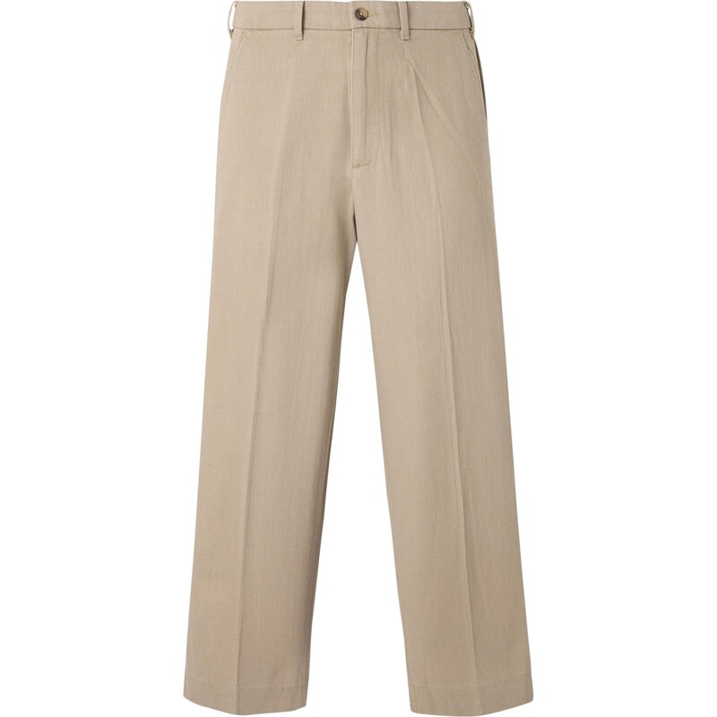 Abercrombie & Fitch Kalhoty s puky šedobéžová 114705913