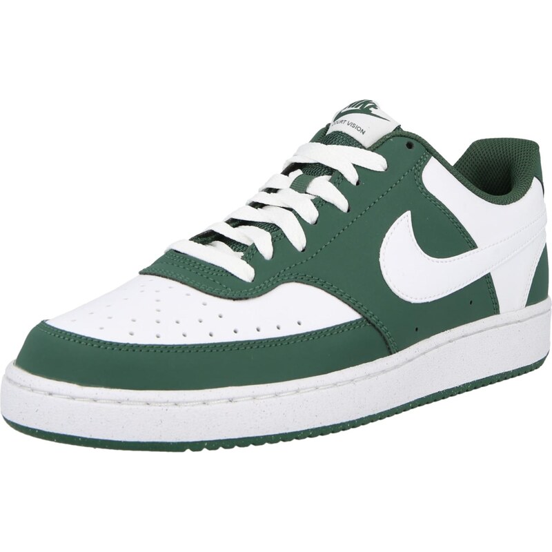 Nike Sportswear Tenisky Court Vision tmavě zelená / bílá