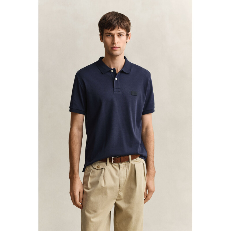 POLOKOŠILE GANT INTERLOCK SS POLO EVENING BLUE