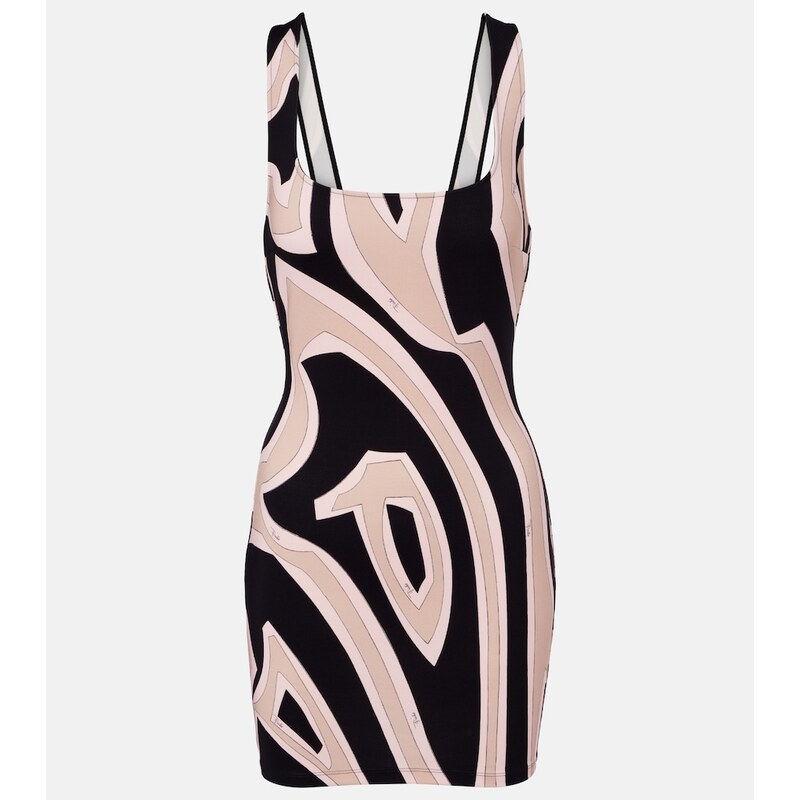 Pucci Labirinto jersey minidress