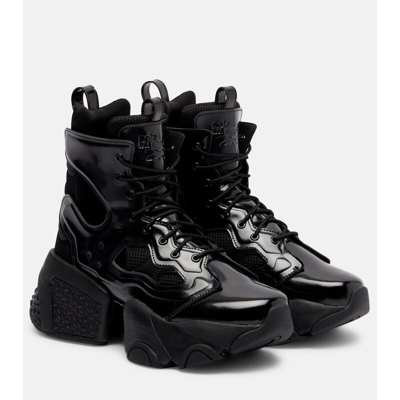 Noir Kei Ninomiya x Reebok cutout platform ankle boots
