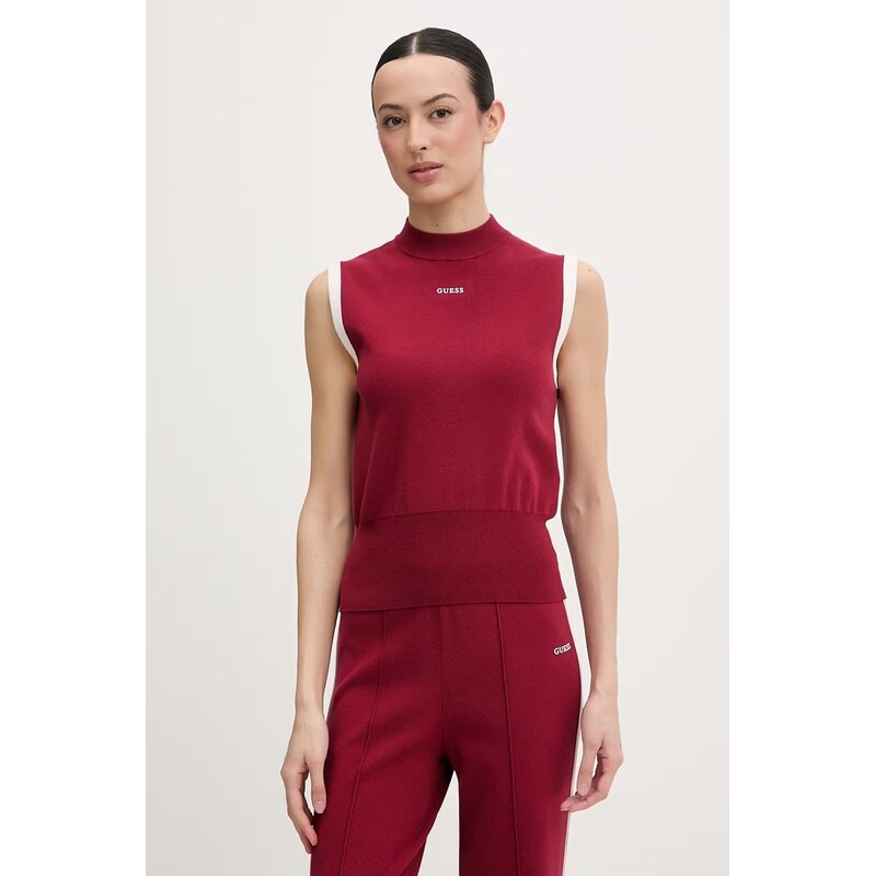 Guess top dámský s viskózou LAURENE