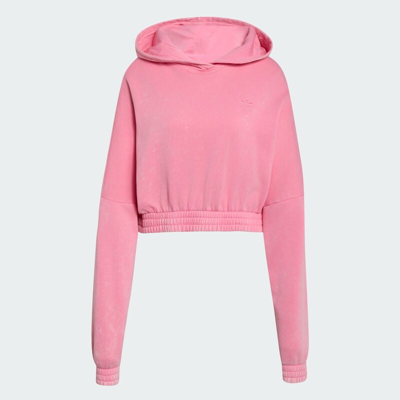 Adidas Acid-Wash Crop Hoodie 113557617
