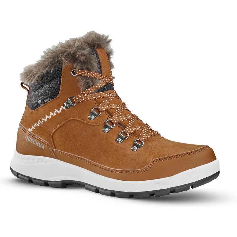 QUECHUA Dámské turistické nepromokavé kotníkové boty SH 500 X-Warm 114706998