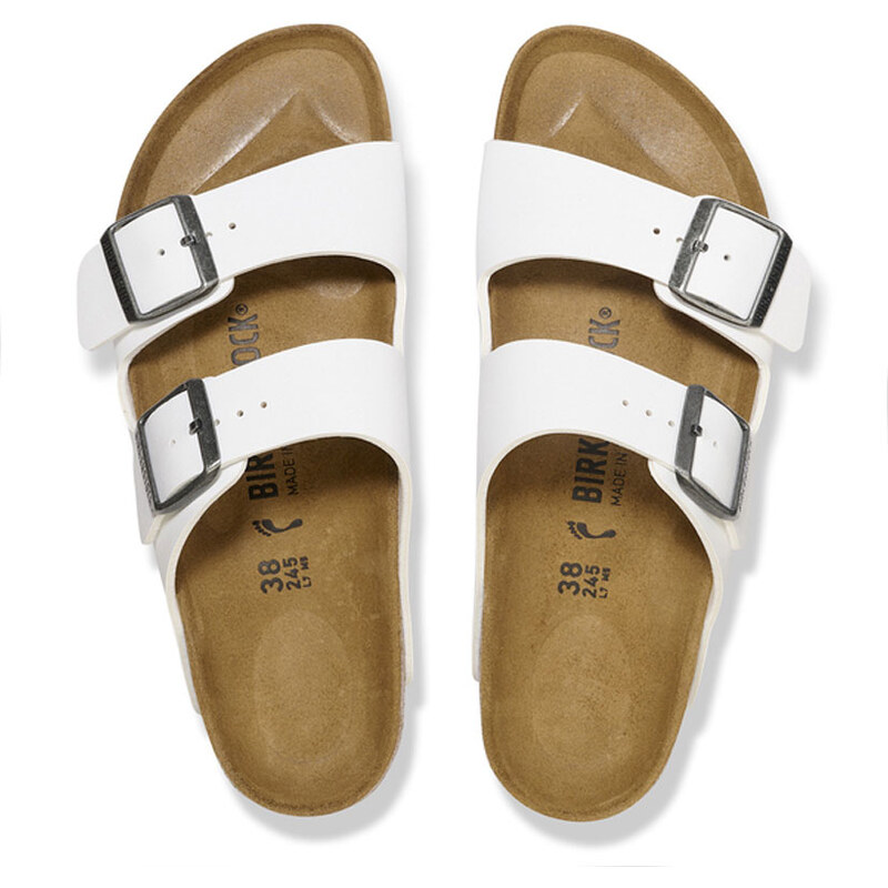 Dámské Pantofle BIRKENSTOCK ARIZONA BIRKO-FLOR 552681 – Bílá