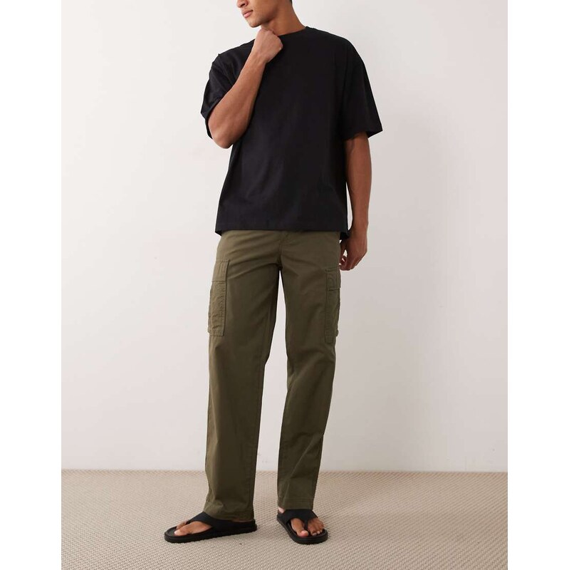 JJ Rebel straight fit cargo in green