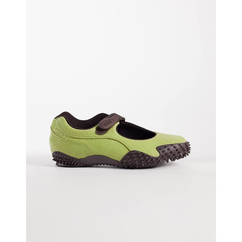 Puma Mostro Fey croc mary jane in green