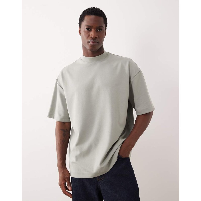 ASOS DESIGN breatheMAX heavyweight oversized high neck t-shirt