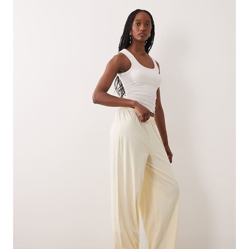 ASOS Tall ASOS DESIGN Tall mix & match cotton pyjama trouser in 114708809
