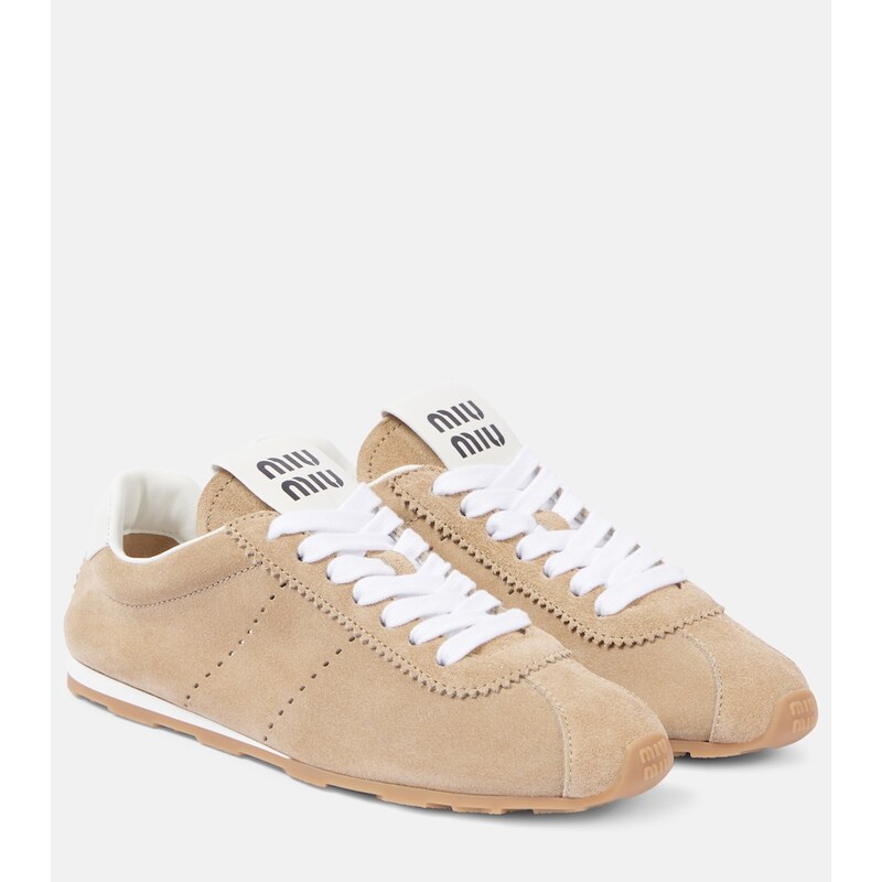 Miu Miu Plume suede sneakers