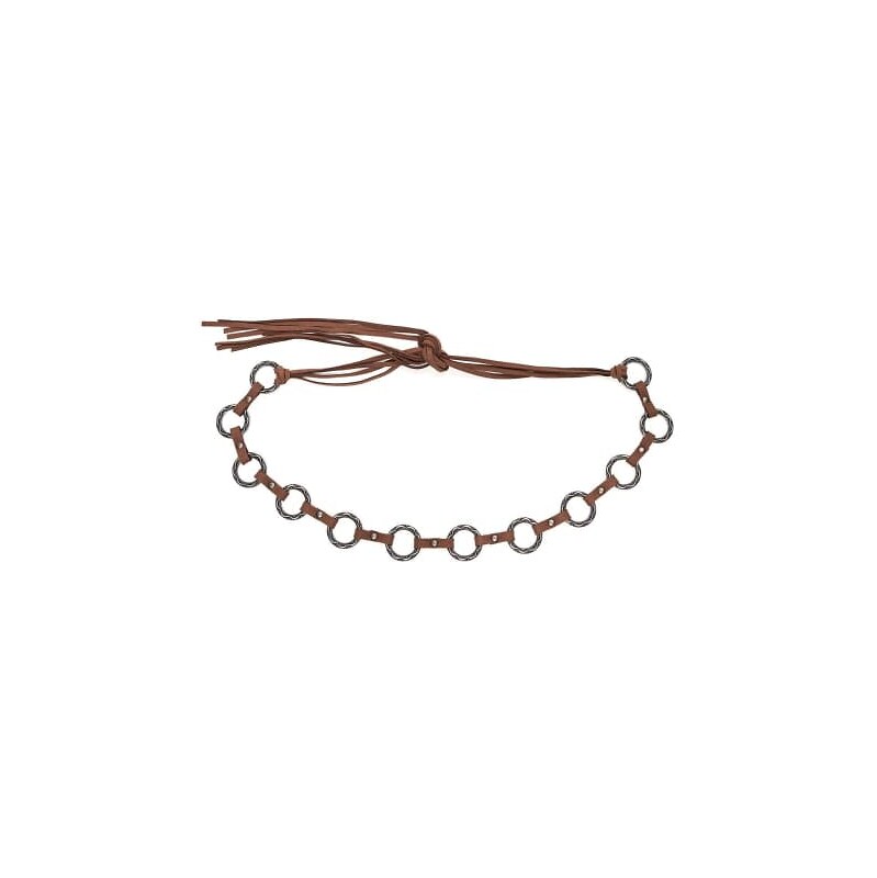 Bershka Ring belt in brown 114709068