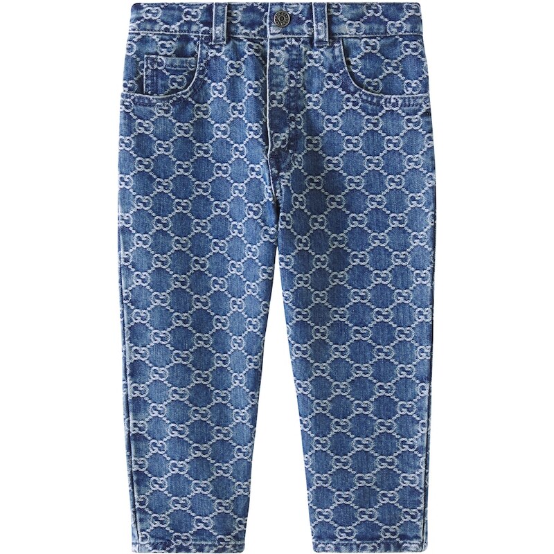 Gucci Kids Baby GG jacquard jeans