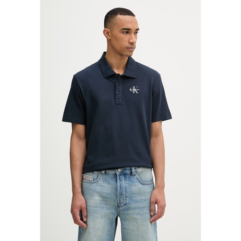 Calvin Klein Jeans polo pánské bavlněné