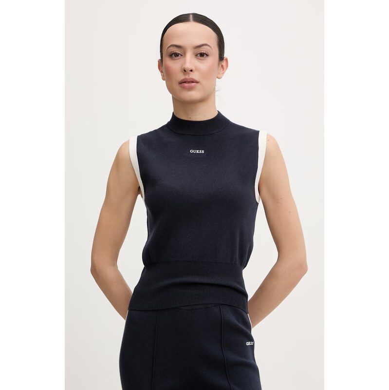 Guess top dámský s viskózou LAURENE
