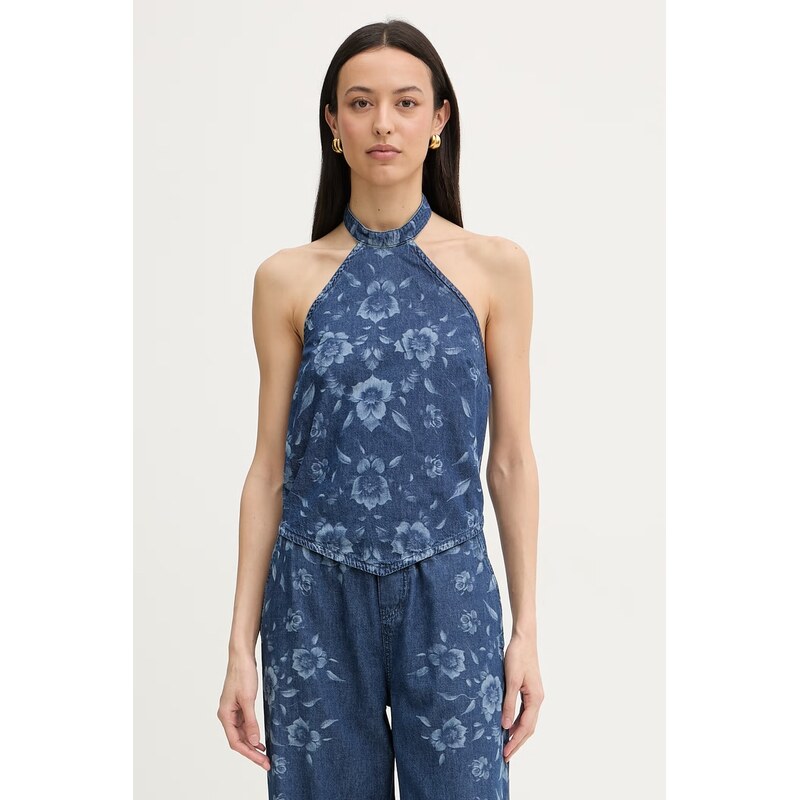 Pinko top dámský džínový 114734832