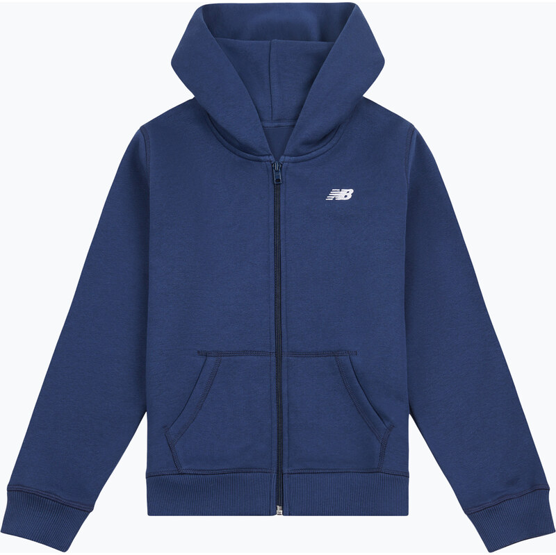 Dětská mikina New Balance Brush Back Small Logo Full Zip Hoodie