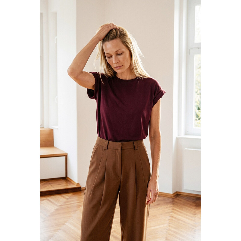 youngprimitive - Trička Lia bambus - pink