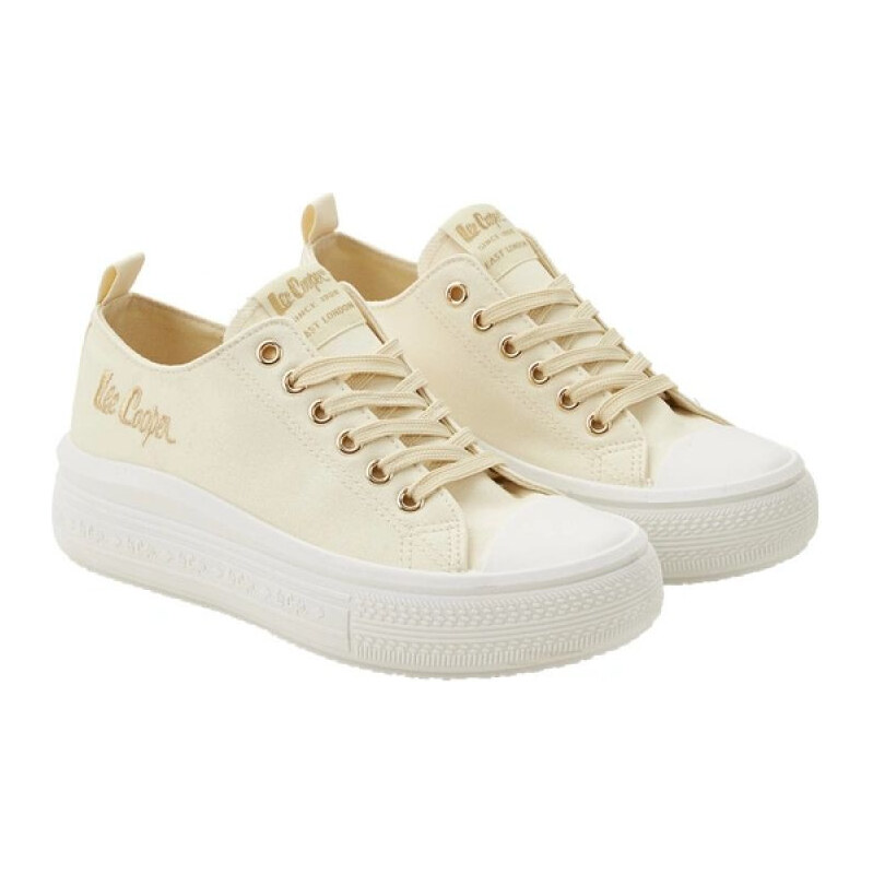 Lee Cooper dámské sportovní boty beige platform fashionable dámské 114712936