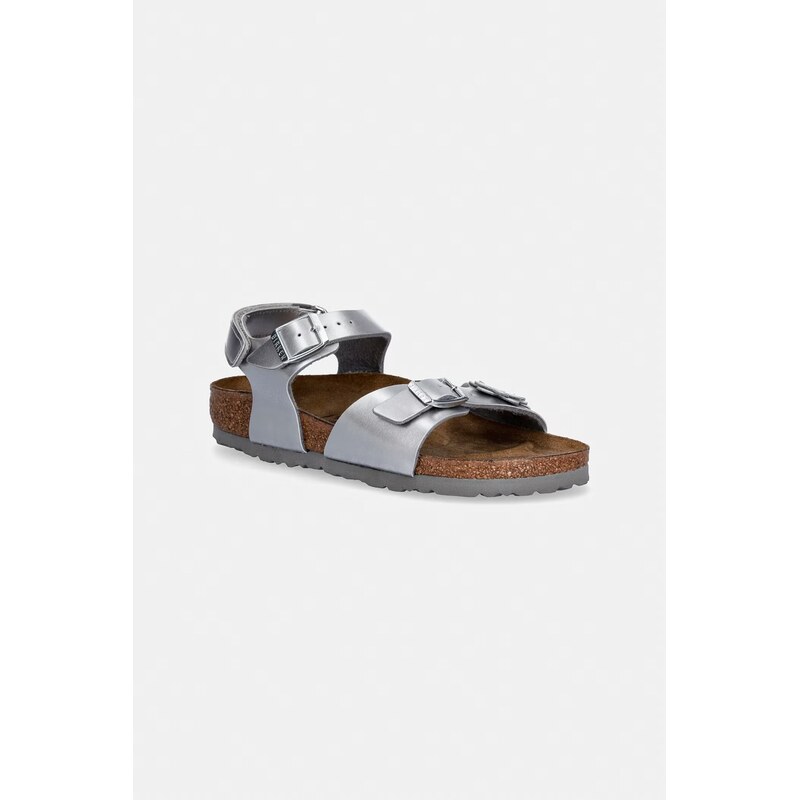 Birkenstock sandály dětské kožené Rio AS Kids Flowers
