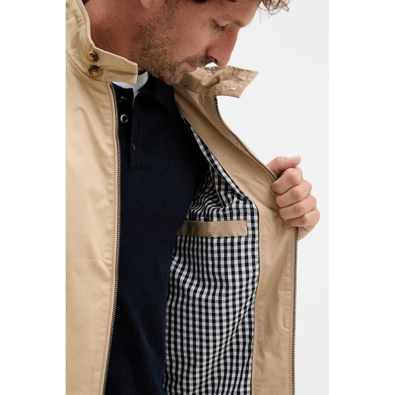 U.S. Polo Assn. pánská přechodová bavlněná bunda Harrington