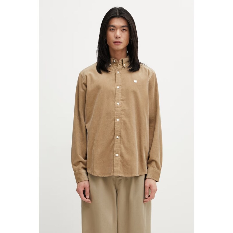 Carhartt WIP L/S Madison Fine Cord Shirt košile bavlněná pánská