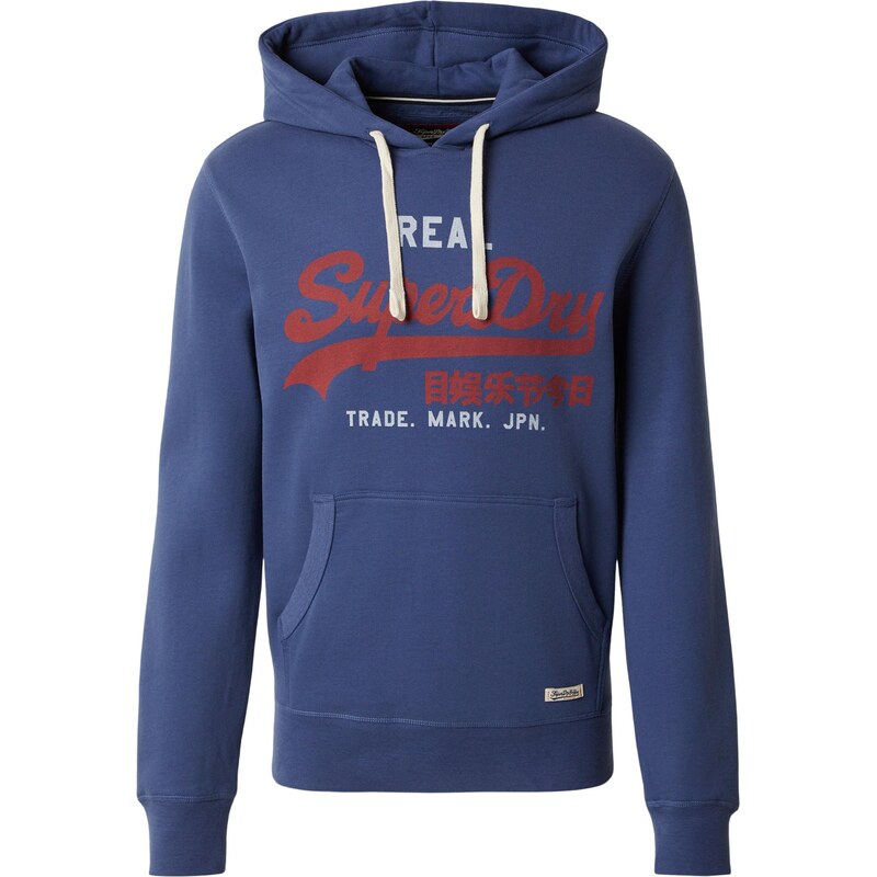 Superdry & Co Mikina ECLIPSE kouřově modrá / safírová / bordó
