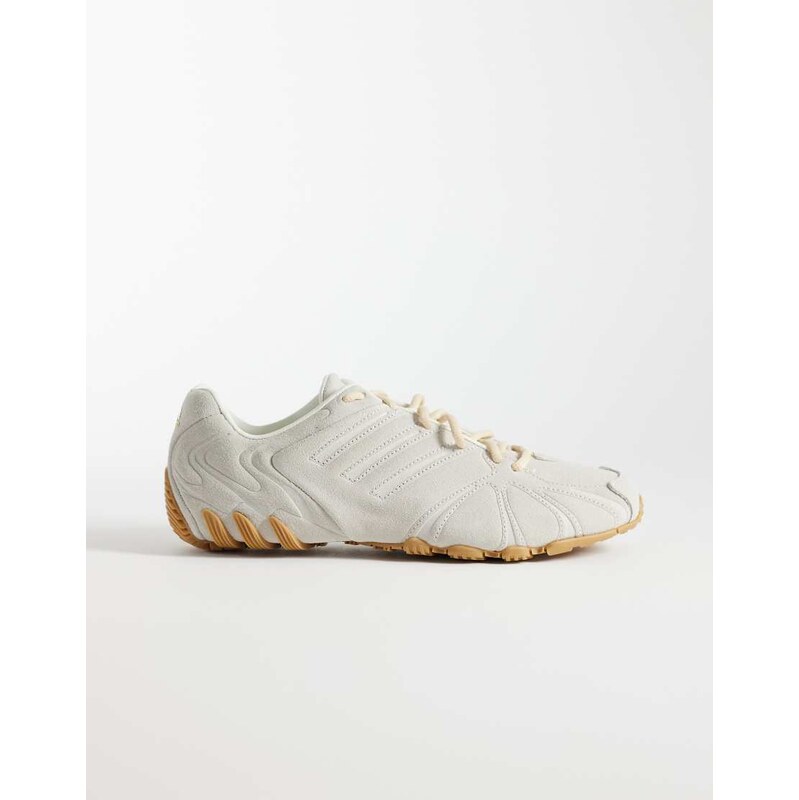adidas Originals Ghostsprint trainers in white with gum sole