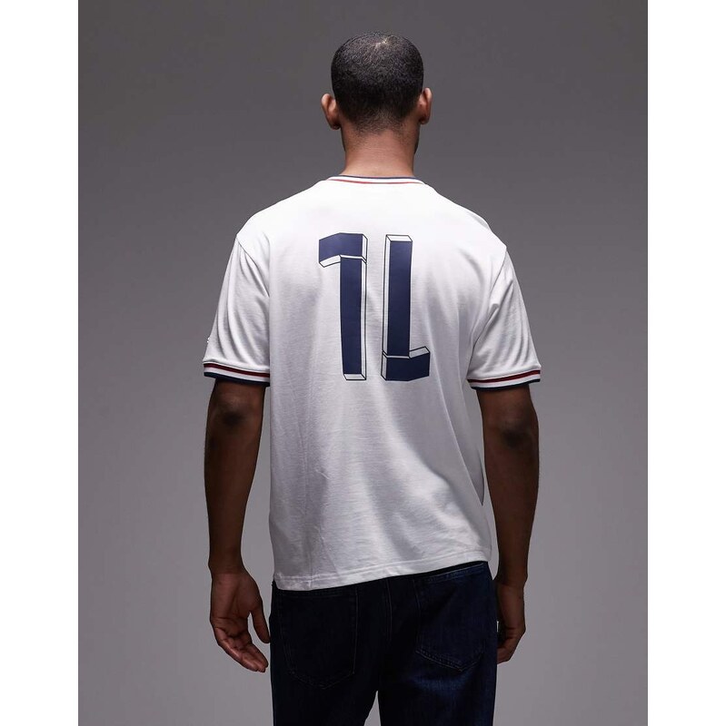 Champion Ringer football shirt in white
