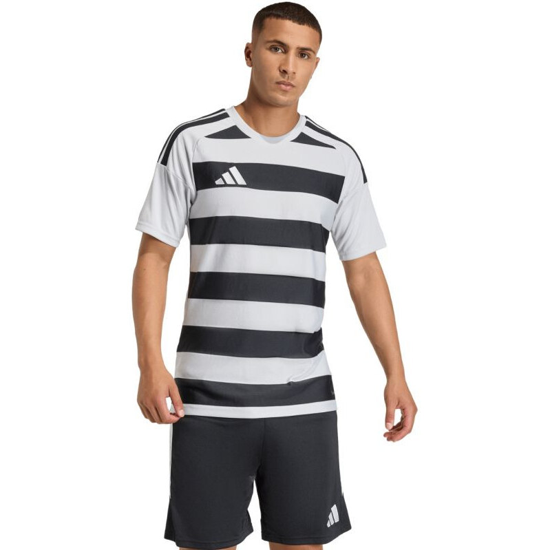 Pánské tričko adidas Hooped 26 Jersey grey-black KF3396 pánské