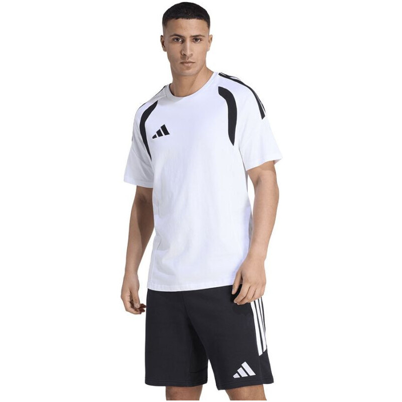 Pánské tričko adidas Tiro 26 League Tee white and black KC3698