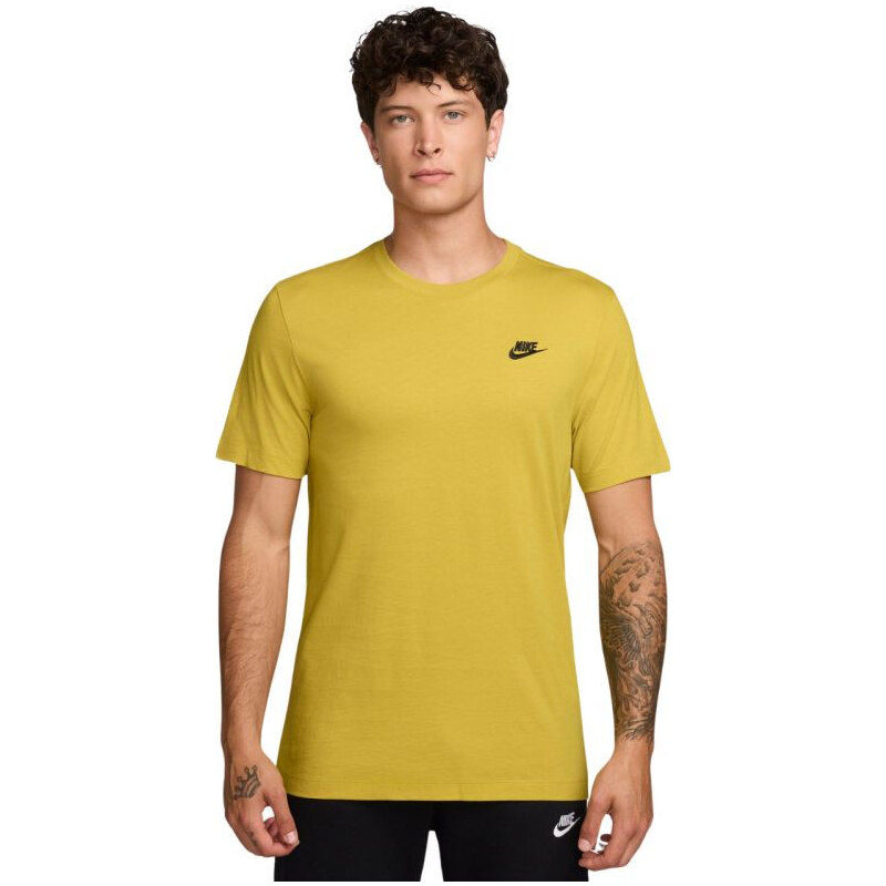 NIKE Pánské tričko Club Tee yellow AR4997 389 pánské