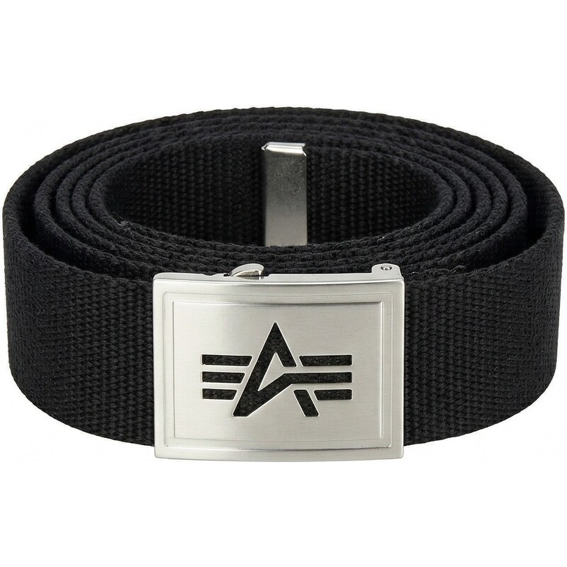 Alpha Industries Opasek Heavy Duty Logo Belt black