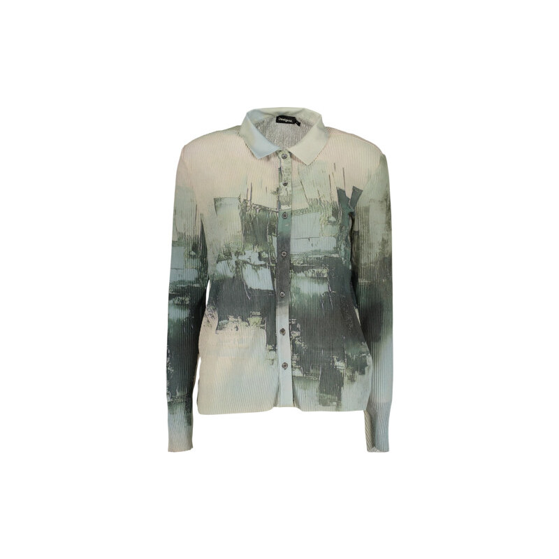 Dámské tričko DESIGUAL - Zelené - L 114724996