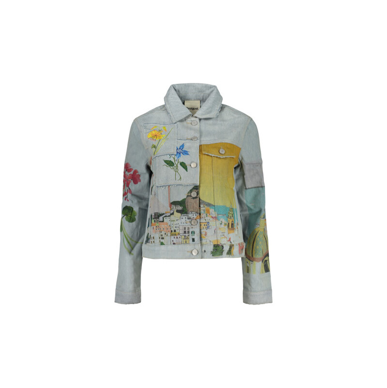 Dámská zimní bunda DESIGUAL - Modrá - XS 114725042