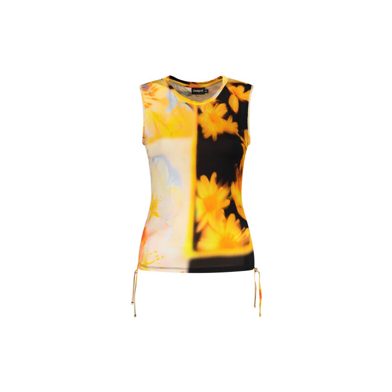 Dámské tričko bez rukávů DESIGUAL - Orange - M 115188060
