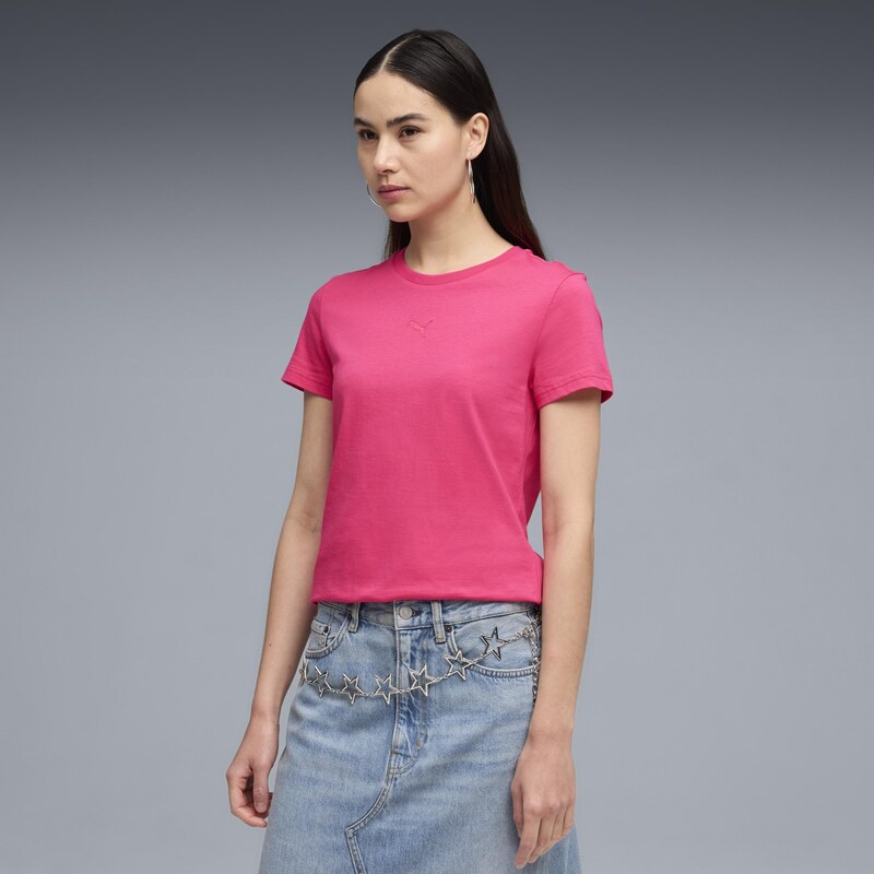 Puma ESS Cat Logo Tee PINK