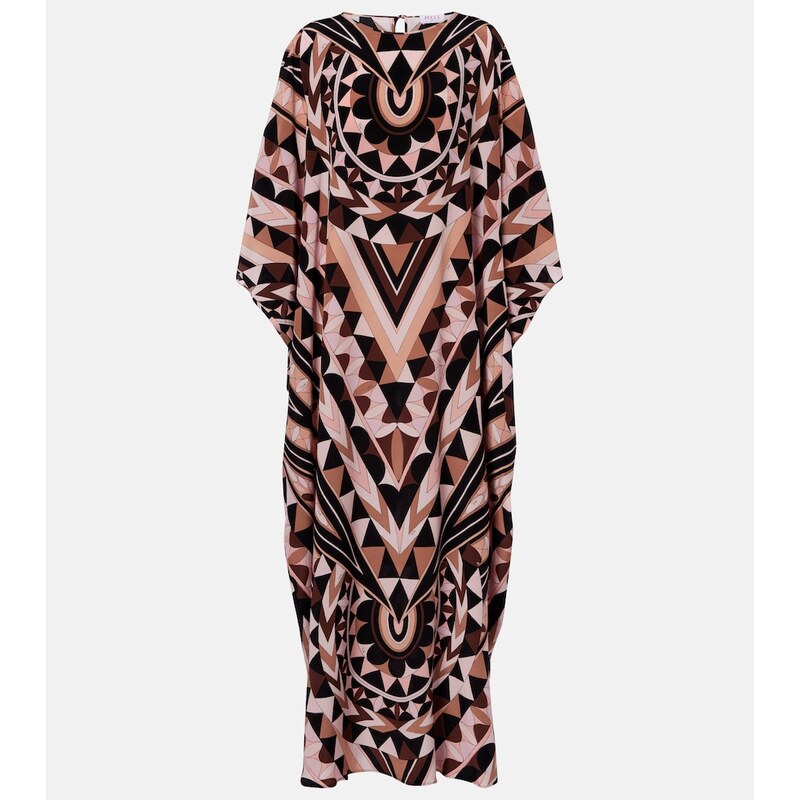 Pucci Manuba silk crÃªpe de chine kaftan